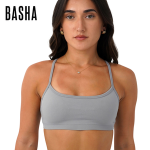 Der Hochelastische Polyamid-Stoff Bietet dem Cross-Back Sport-BH Fitnessunterstützung und Bequeme Aktivitäten beim Trainieren für Frauen - Product Image 1