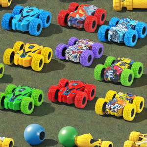 Coche de Juguete de Plástico con Inercia y Acrobacias 3D Mini de la Marca <span class=keywords><strong>YY</strong></span>, Función de Fricción ABS, Escala 1:32, Unisex, para Entretenimiento Infantil - Product Image 2