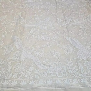 Tela de bordado malté, tela de encaje con lentejuelas, tela de malla al por mayor para abayas, caftanes, prendas de vestir, compras al por mayor, exportación. - Product Image 5