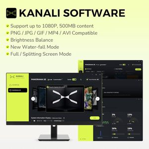 Cooler TRYX Panorama SE 360 ARGB 360mm AIO Cooler Rotatable 6.5' AMOLED Curved Screen 3D Anamorphic Effect Customi - Product Image 2