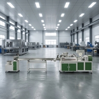 Machine extrudeuse de rotin plastique PP, simple, rapport L/D 30:1, 50 tr/min, options simple/multicolore pour des profilés en osier synthétique durable