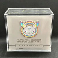 Boîtier de présentation en acrylique pour cartes magnétiques, format 3x4 pouces, épaisseur 50 mm, transparent, pour boîte de boosters anglais