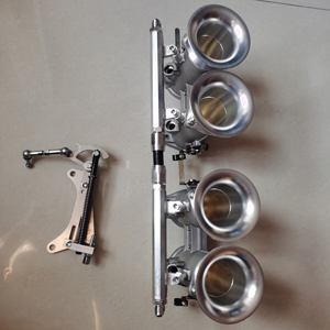 TZ5S-45-<span class=keywords><strong>2</strong></span> FAJS двойной 45 мм DCOE дроссельной заслонки Комплект кузова Серебристый подходит для гонок и преобразования углеводов в двигатель EFI - Product Image 6