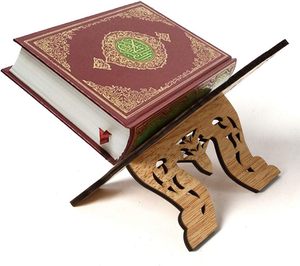 Supporto in Legno Vintage per Corano, Porta Bibbia Pieghevole, Organizzatore per <span class=keywords><strong>Libri</strong></span> Islamici Eid Mubarak, per Esposizione Bibbia, Lettura, Preghiera, Chiesa - Product Image 6