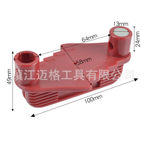 Contour Gauge Woodworking Marking Tool Standard Accuracy ABS Material For Straight Line Drawing And Center Line Locating - Product Image 3