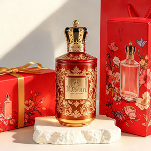 Botellas de perfume vacías de cristal hechas a mano de estilo egipcio Vintage de diseñador 250ml para paquete de negocios Parfum cajas personalizadas con logotipo - Product Image 2