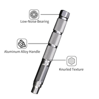 Jeu de tournevis de précision 22 en 1, embouts hexagonaux H4 (4 mm) S2, poignée magnétique intégrée, kit d'outils de réparation portable pour l'électronique