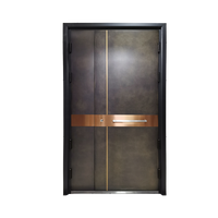 Puertas de Entrada Pivotantes de Acero Inoxidable para Exteriores, Estilo Moderno Americano de Lujo, Color Negro, 2026