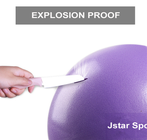 Terapia fisica 9 pollici Logo personalizzato Soft Mini Yoga Core palla piccola palla di esercizio tra le ginocchia - Product Image 3