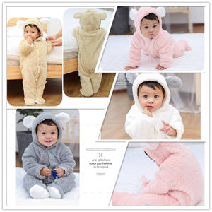 Conjuntos de Ropa para Niños al por Mayor 2021, Overoles de Invierno para Bebés, Vestidos Bonitos para Bebés, Ropa de Terciopelo para Recién Nacidos, Niños y Niñas, Peleles para Bebés - Product Image 4