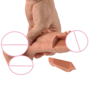 Pénis artificiel réaliste en silicone double couche, godemichet sexuel pour femmes et adultes - Product Image 2