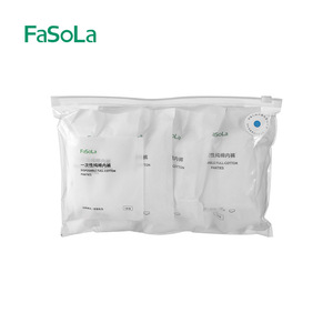 FaSoLa Disposable Pure Cotton Panties Briefs For Maternity Postpartum Women Sterile Wash Free Travel Use - Product Image 1