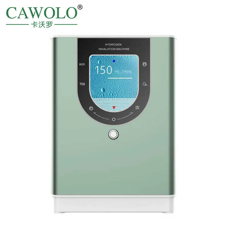 Cawolo SPE PEM 기술 수소 가스 흡입기 휴대용 150ml 옥시 수소 발전기