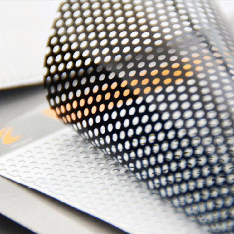 Популярный Заводской дизайн, одиночная печать, круглый узор, стеклянная наклейка, ПЕРФОРИРОВАННОЕ окно, виниловый рулон