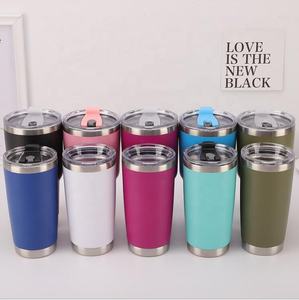 بيع بالجملة 20 أونصة 30 أكواب فراغية مزدوجة الجدران للسفر/أونصة/زجاج مع قش - Product Image 2