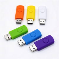 Clé USB en plastique colorée très vendue, clé USB 2.0 et 3.0, disque de stockage pour la vente au détail