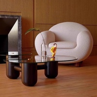 Nordisches Luxus-Designersofa aus Holz für Eine Person, Multifunktional und Stilvoll für Hotels & Freizeitbereiche