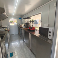 Carro de comida rápida con concesión de pizza personalizada, camión de comida móvil con remolque y cocina completa equipada