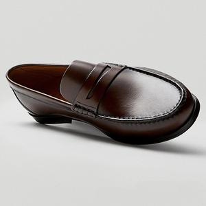 <span class=keywords><strong>Scarpe</strong></span> Vintage mocassino in pelle di vitello <span class=keywords><strong>scarpe</strong></span> Casual in vera pelle nere fatte a mano da <span class=keywords><strong>uomo</strong></span> - Product Image 6