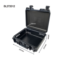 Boîtier de montre étanche IP67 ODM OEM en PP, boîte à outils, étui de transport pour équipement photographique prêt à l'emploi, avec doublure en mousse BAOLIN