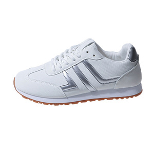 Nouvelle Collection 2026 : <span class=keywords><strong>Baskets</strong></span> Chunky Rétro Femme Argentées à Blocs de Couleurs Respirantes – Chaussures Décontractées - Product Image 5