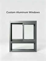 Fenêtre coulissante horizontale moderne en aluminium certifiée CE avec moustiquaire en acier inoxydable, système à six rails, coupe-vent pour écoles