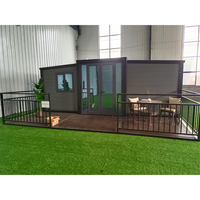 Maisons préfabriquées de luxe modernes, design extensible pratique pour une utilisation en extérieur, pour villas, appartements, bureaux