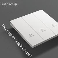 Interruptor de Luz Táctil de Pared de Alta Calidad, 10A 220V, Material de PC, Clasificación IP20, 86x86mm, Diseño Moderno, 40000 Usos Mecánicos