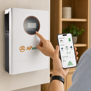 Contrôleur <span class=keywords><strong>hybride</strong></span> solaire à batterie monophasé AHS-10.2 10,2 kW Apsolway, onduleur solaire <span class=keywords><strong>hybride</strong></span>, garantie de 5 ans - Product Image 3