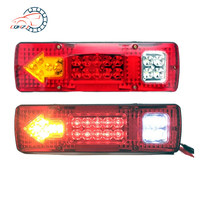 Feu arrière de freinage CQHZJ 12V 24V 131 LED étanche avec clignotant pour camion lourd, remorque et tricycle