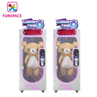 Funspace Neue Münzbetriebene Puppenmaschine: Arcade-Glücksspiel mit 10 Sekunden Spielzeit