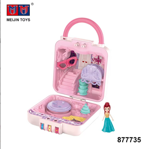 Costume del partito valigia trucco per bambini <span class=keywords><strong>set</strong></span> giocattoli con la bambola - Product Image 3
