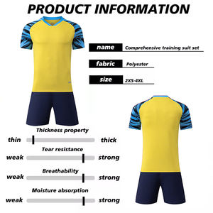 All'ingrosso su misura di alta qualità tute da <span class=keywords><strong>calcio</strong></span>, set da <span class=keywords><strong>calcio</strong></span> da uomo, abbigliamento sportivo traspirante - Product Image 2