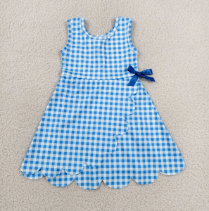 Ensemble robe sans manches pour filles, imprimé camouflage, avec jupe plissée et col rabattu, style décontracté, coupe trapèze courte - Product Image 4