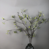 Bouquet de baies décoratives pour la décoration de bureau, de jardin et de la maison, fleurs artificielles en plastique personnalisables, plantes artificielles