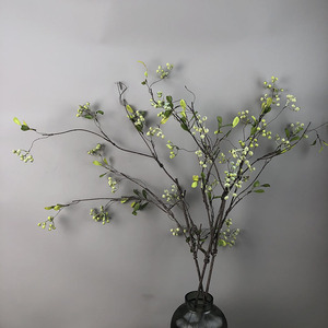 Plantes artificielles, bouquet de baies décoratives pour la décoration de bureau, de jardin et de la maison, fleurs artificielles en plastique personnalisables - Product Image 2