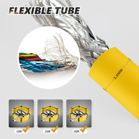 Endoscopio de alcantarillado 360 grados Cable diámetro 17mm 30M 512HZ transmisor localizador medidor contador teclado