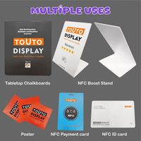 Panneau d'affichage triangulaire en PVC imprimé sur mesure Panneau de table à manger de forme personnalisée