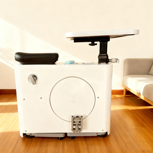 Escritorio Ergonómico Moderno de Acero, Ahorrador de Espacio, con Altura Ajustable, Estilo Bicicleta, Ecológico, para Oficina Comercial, Fácil de Usar - Product Image 3