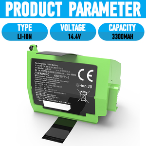 IRobot Roomba S9 9150 S9 + 9550 Robot Chân Không Loạt ABL-B Thay Thế Quét Có Thể Sạc Lại 14.4V 48Wh 3300MAh Li-Ion Pin - Product Image 2