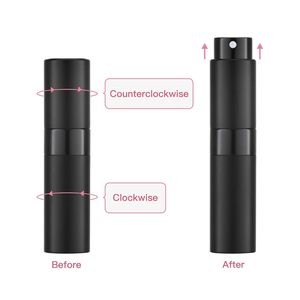 Vente en gros de flacons de parfum en verre miniatures de 5 ml/8 ml/10 ml/15 ml/20 ml/25 ml/30 ml avec pulvérisateur à pompe pour soins personnels - Product Image 2
