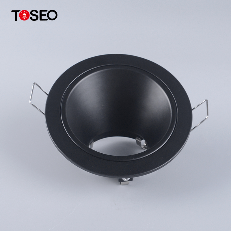 LED Recessed Spot Anti Glare Downlights Europe Modern Black White Fixed