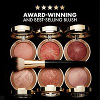 Blush crémeux végan de marque avec propre logo personnalisé, blush en poudre, crème, blush en poudre, blush en poudre, marque privée, haute couture