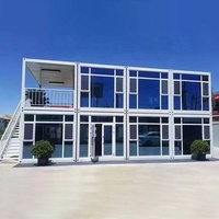Maison conteneur, dortoir préfabriqué, casernes et kiosques en conteneurs, maison de luxe à 5 chambres et 3 salles de bain à vendre