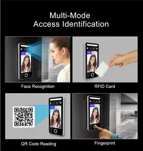 Ximi AI07F على شبكة الإنترنت SDK البيومترية بصمة وقت تسجيل AI ديناميكي متعدد التعرف على الوجه التحكم في الوصول