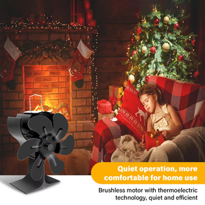 Mini Ventilador de Chimenea Ecológico, Silencioso, de 6 Aspas, Alimentado por Calor, para Estufas de Leña, Distribución de Calor en el Hogar en Invierno - Product Image 6