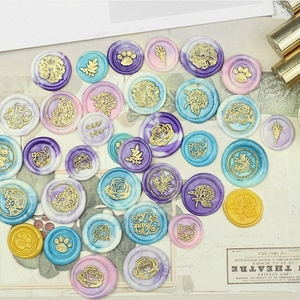 2025 <span class=keywords><strong>Mini</strong></span> Vòng Brass Tem Vàng Đồng Sáp Con Dấu Tùy Chỉnh Kim Loại Niêm Phong Sáp Tem Kit - Product Image 5