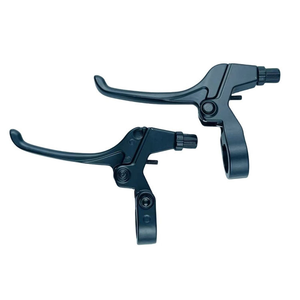 Poignée de frein de vélo BMX noire, ultralégère, étanche, avec plaquettes en composite métallique à montage latéral, pour réparation de vélo, dotée d'une fonction de sécurité durable - Product Image 3