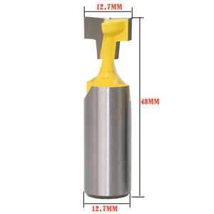 1/4 1/2 Inch Schacht Houtbewerking Sleutelgat Frezen Voor Hout Deurslot Mill Cutter Timmerwerk Gereedschap - Product Image 2
