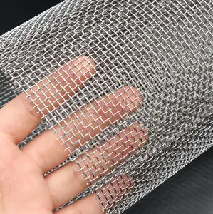 Stainless Steel Screen Mesh 2mm 4 Mm 6mm 8mm 10mm 12mm 304 316 316L Stainless Steel Woven Wire Mesh For Filter